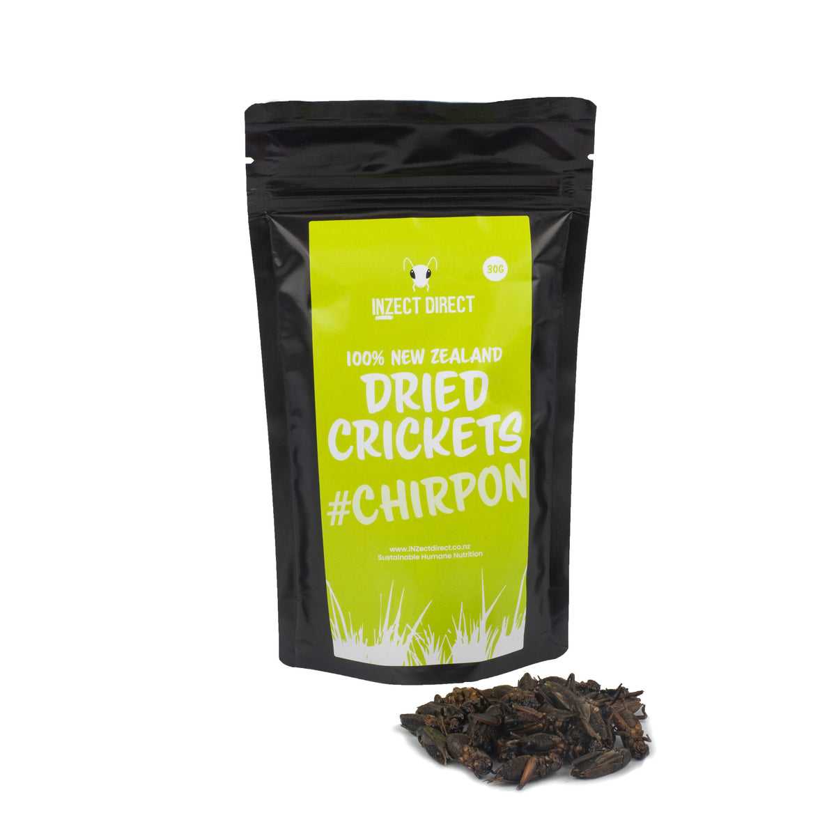 Freeze Dried Crickets iNZect® Direct New Zealand